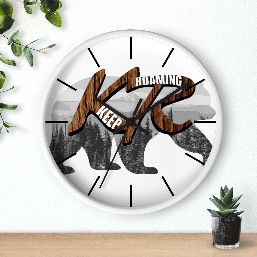 Oregon Black Bear Wall clock