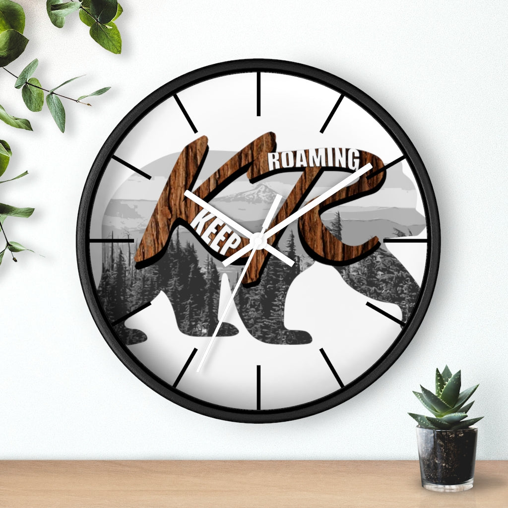 Oregon Black Bear Wall clock