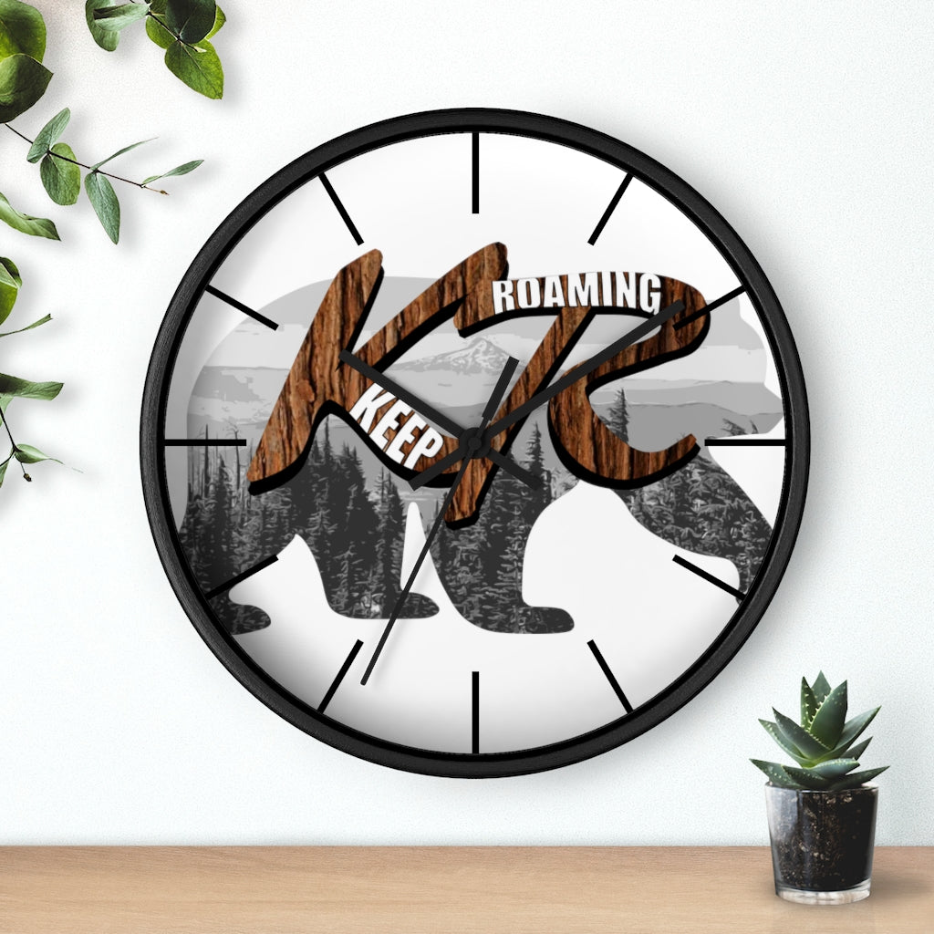 Oregon Black Bear Wall clock