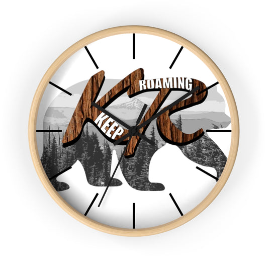 Oregon Black Bear Wall clock