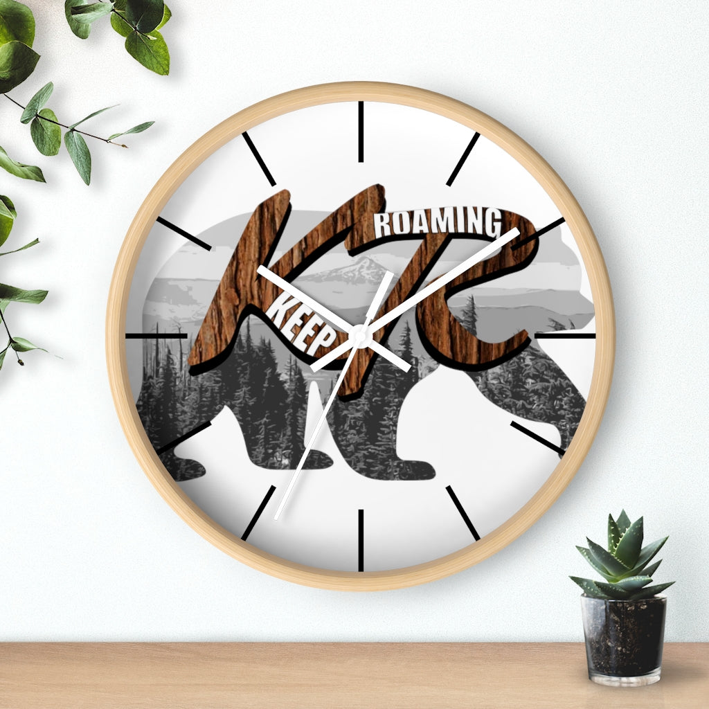 Oregon Black Bear Wall clock