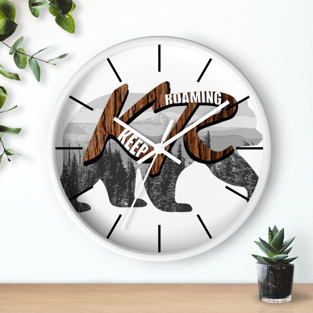 Oregon Black Bear Wall clock