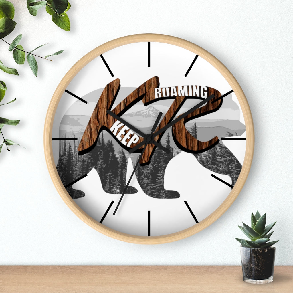 Oregon Black Bear Wall clock