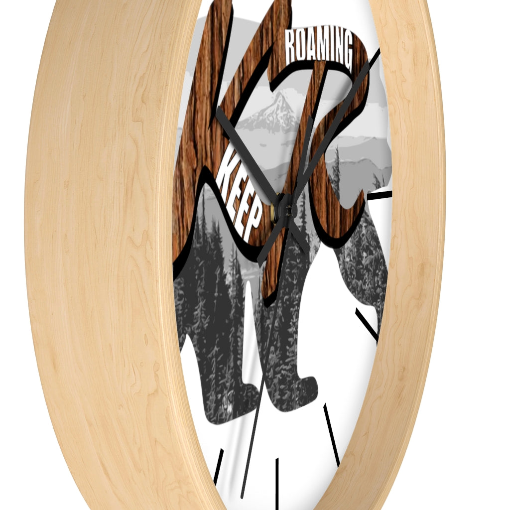 Oregon Black Bear Wall clock