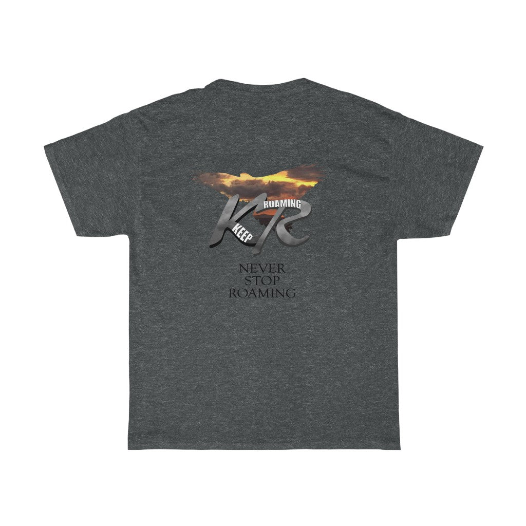 Keep Roaming Sunset Falcon Unisex Tee