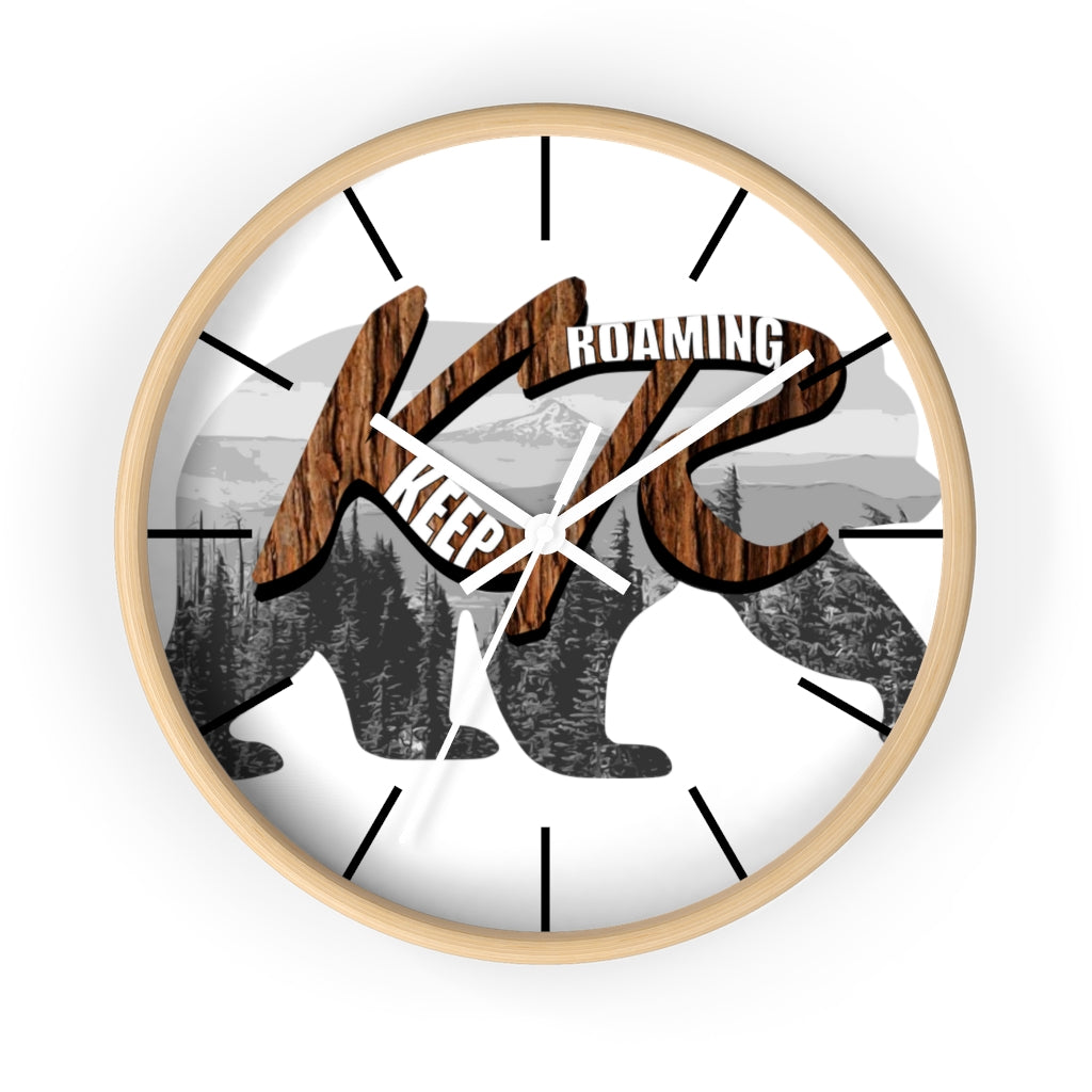 Oregon Black Bear Wall clock