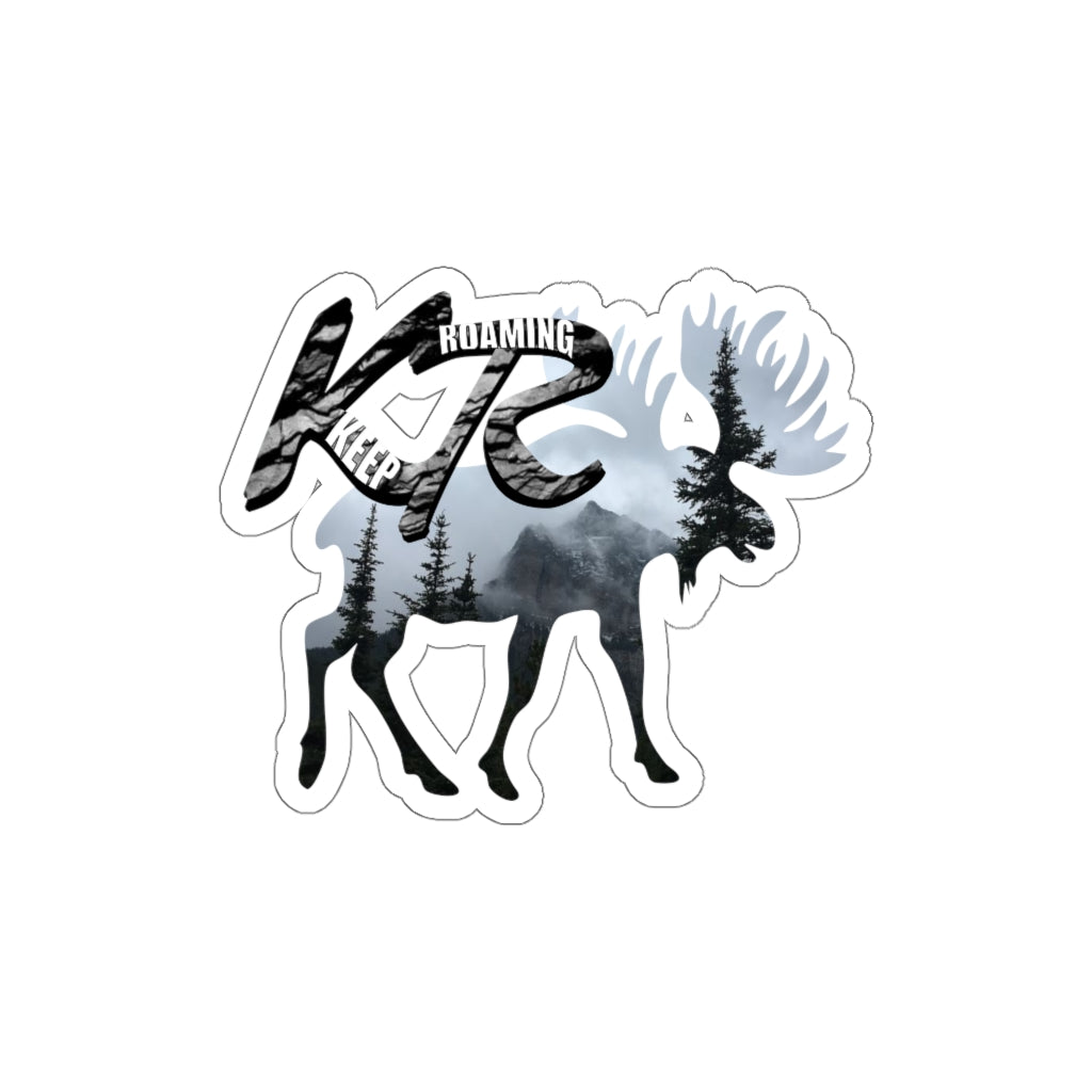 Montana Moose Die-Cut Sticker